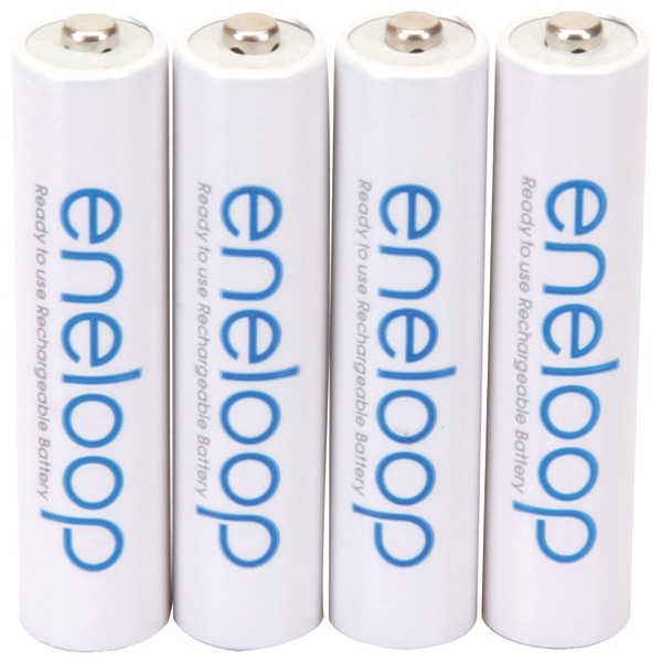 Panasonic eneloop AAA Rechargeable Ni-MH Batteries BK-4MCCA8BA